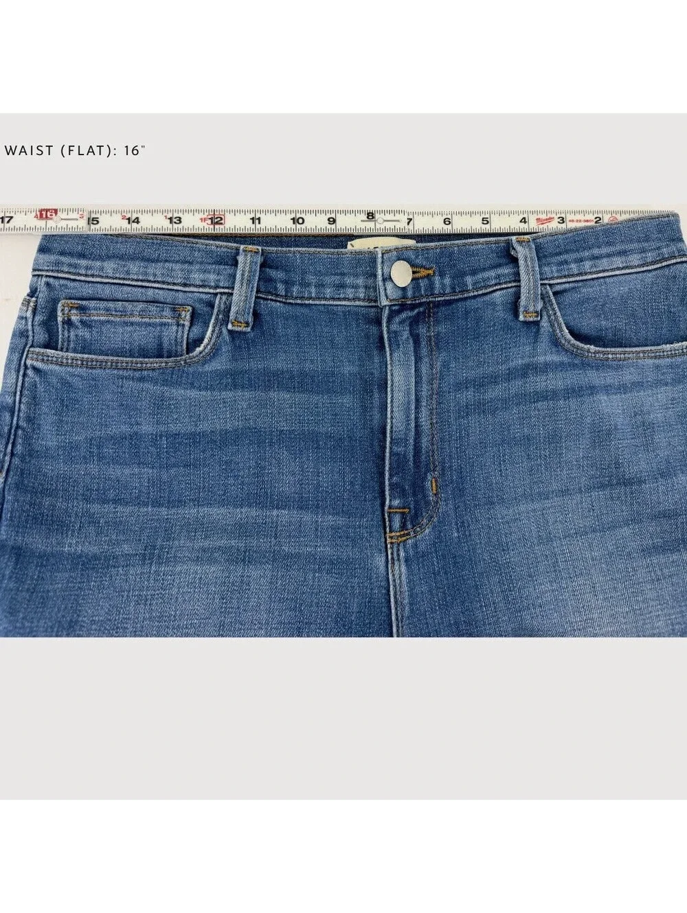 L'AGENCE Jaden High Rise Cropped Bootcut Jeans 31